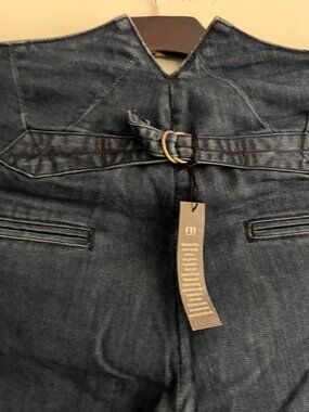 NWT London Jean Dark Wash High Rise Wide Leg Jeans Size 10